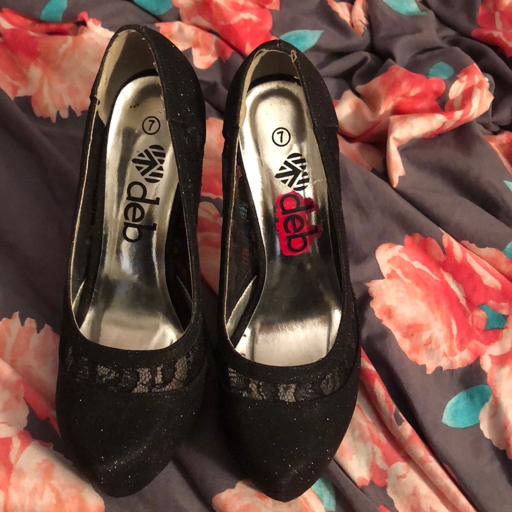 Black heels
